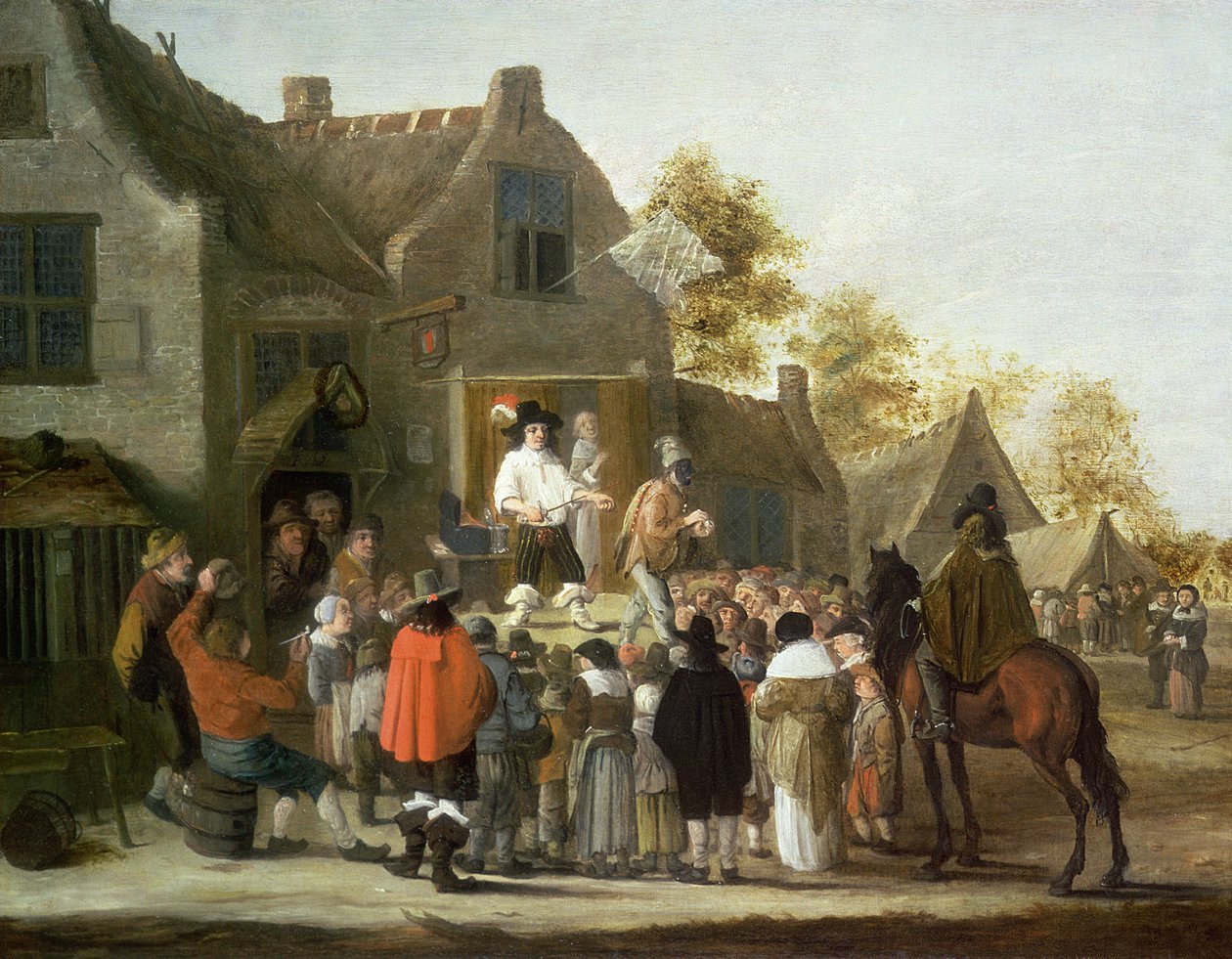 Herci na vesnické pouti od Cornelis Beelt