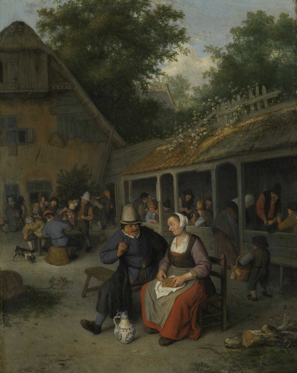 Country Inn od Cornelis Dusart