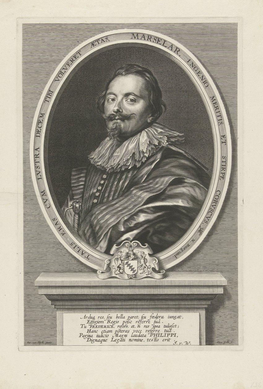 Portrét Fredericka od Marseilleera od Cornelis Galle the Elder