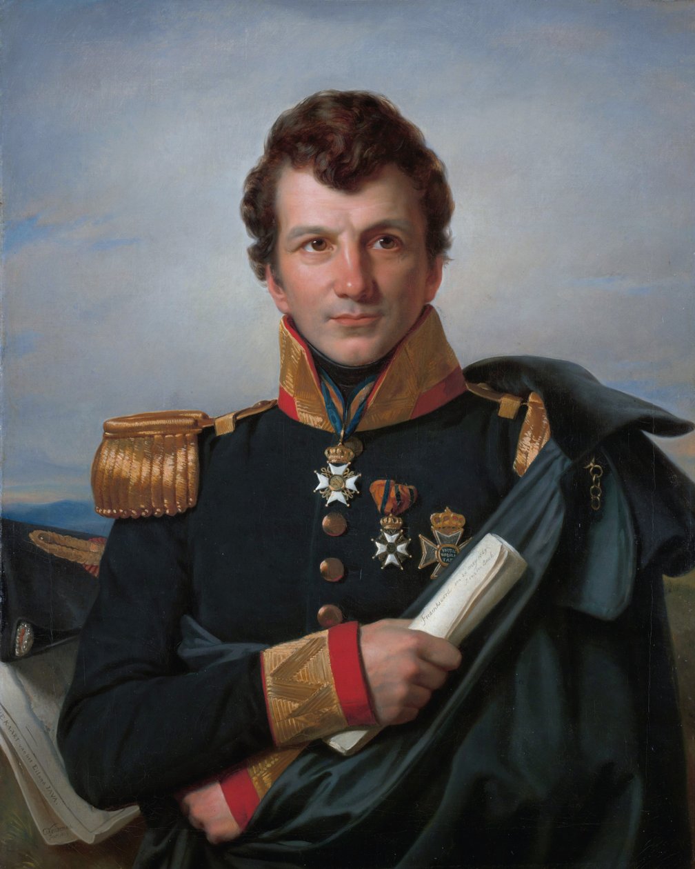 Portrét Johannesa van den Bosche. od Cornelis Kruseman