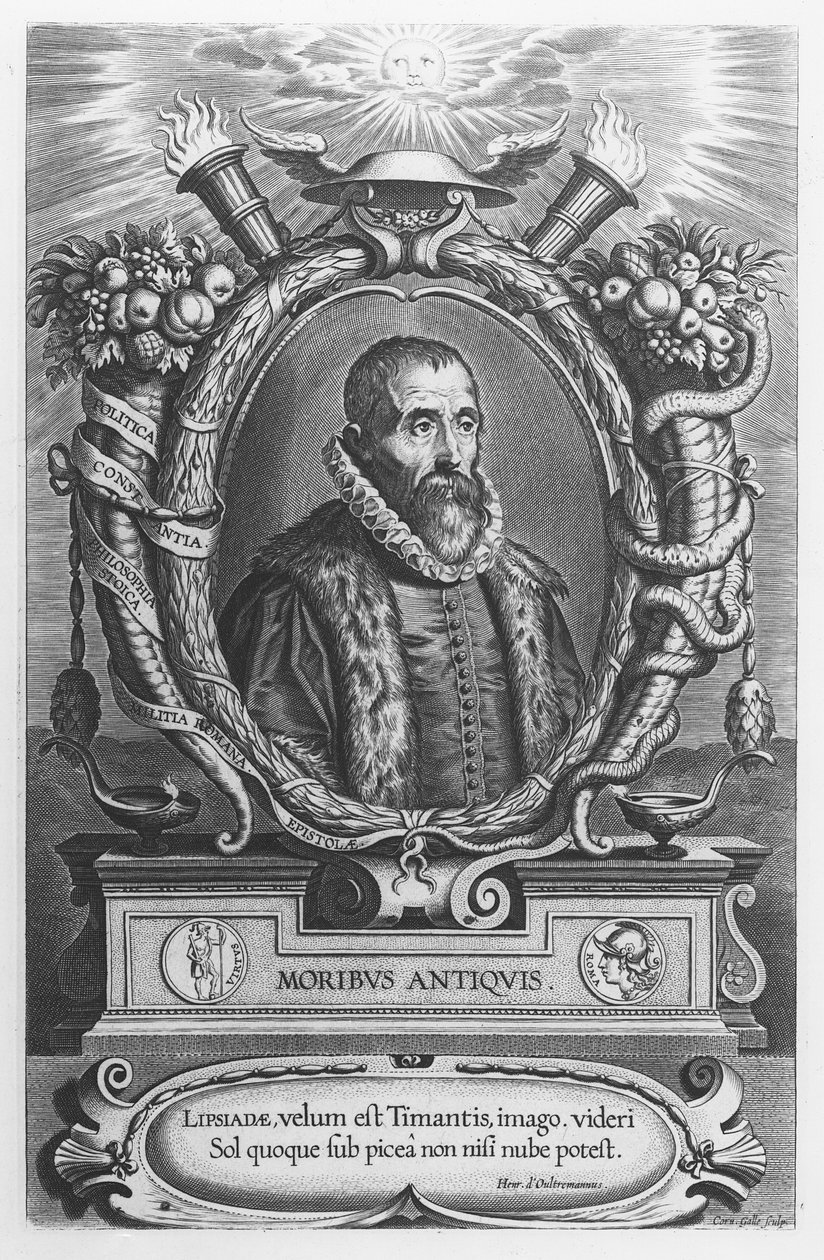 Portrét Justuse Lipsia od Cornelis Galle the Elder
