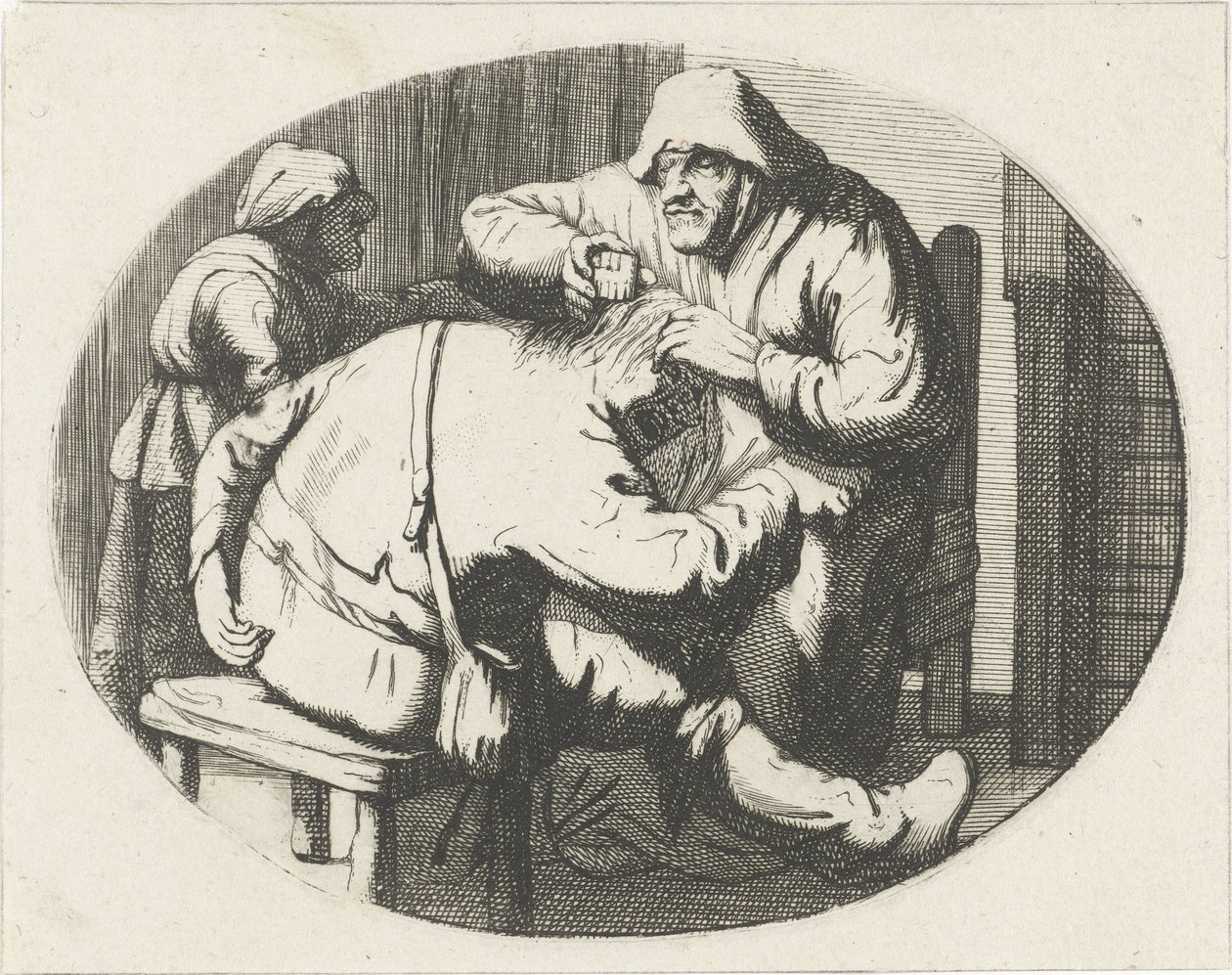 Postavy s hřebenem na vši od Cornelis A. Hellemans