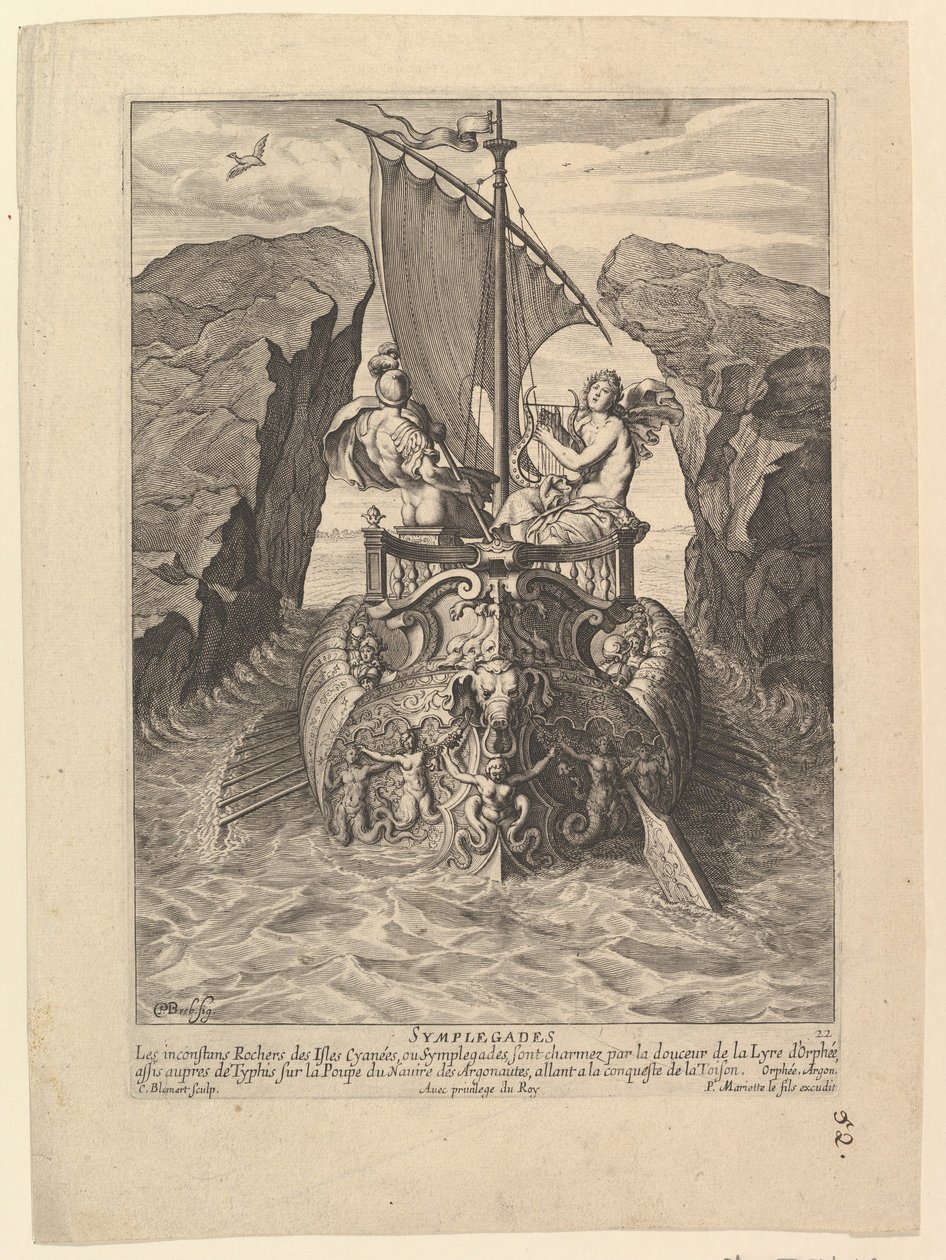 Symplegades, 17. století. od Cornelis Bloemaert