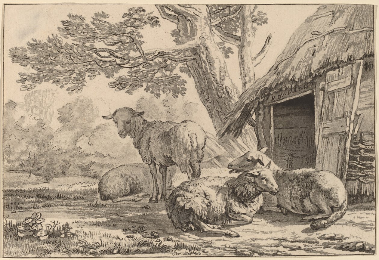 Sheepcote, 1781, publikoval 1787. od Cornelis Brouwer
