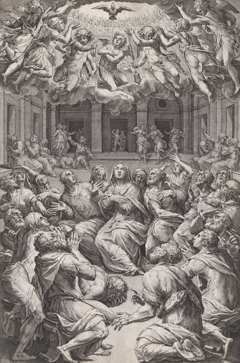 Letnice, 1574. od Cornelis Cort