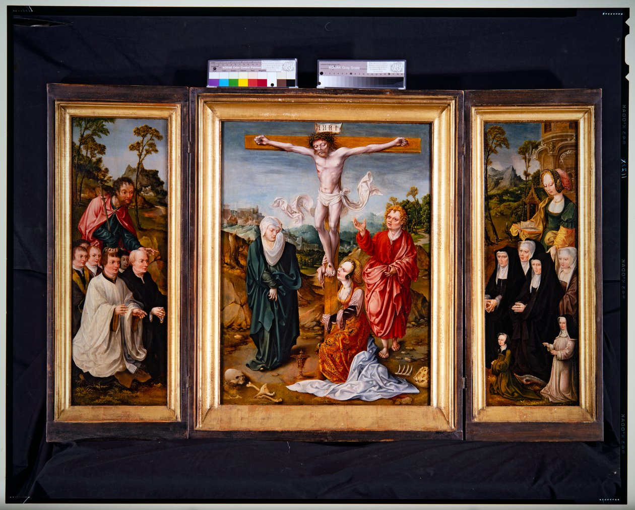 Triptych Ukřižování (panel, střední) od Cornelis Engelbrechtsen