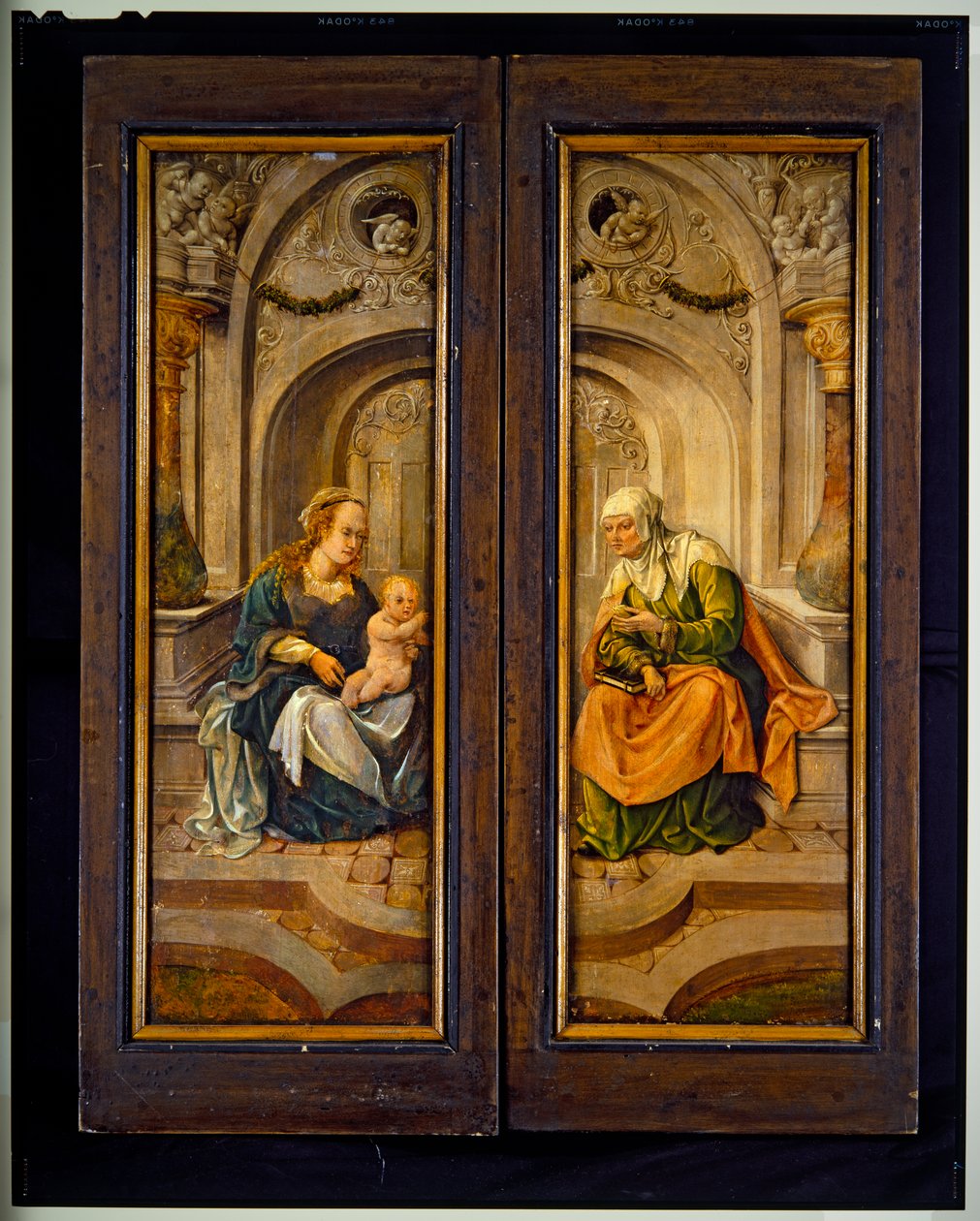 Triptych Ukřižování (panel, střední) od Cornelis Engelbrechtsen