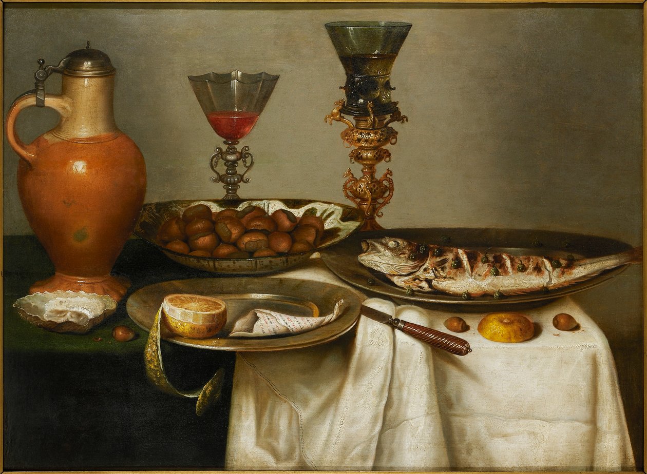 Snídaně, 1638. od Cornelis Mahu