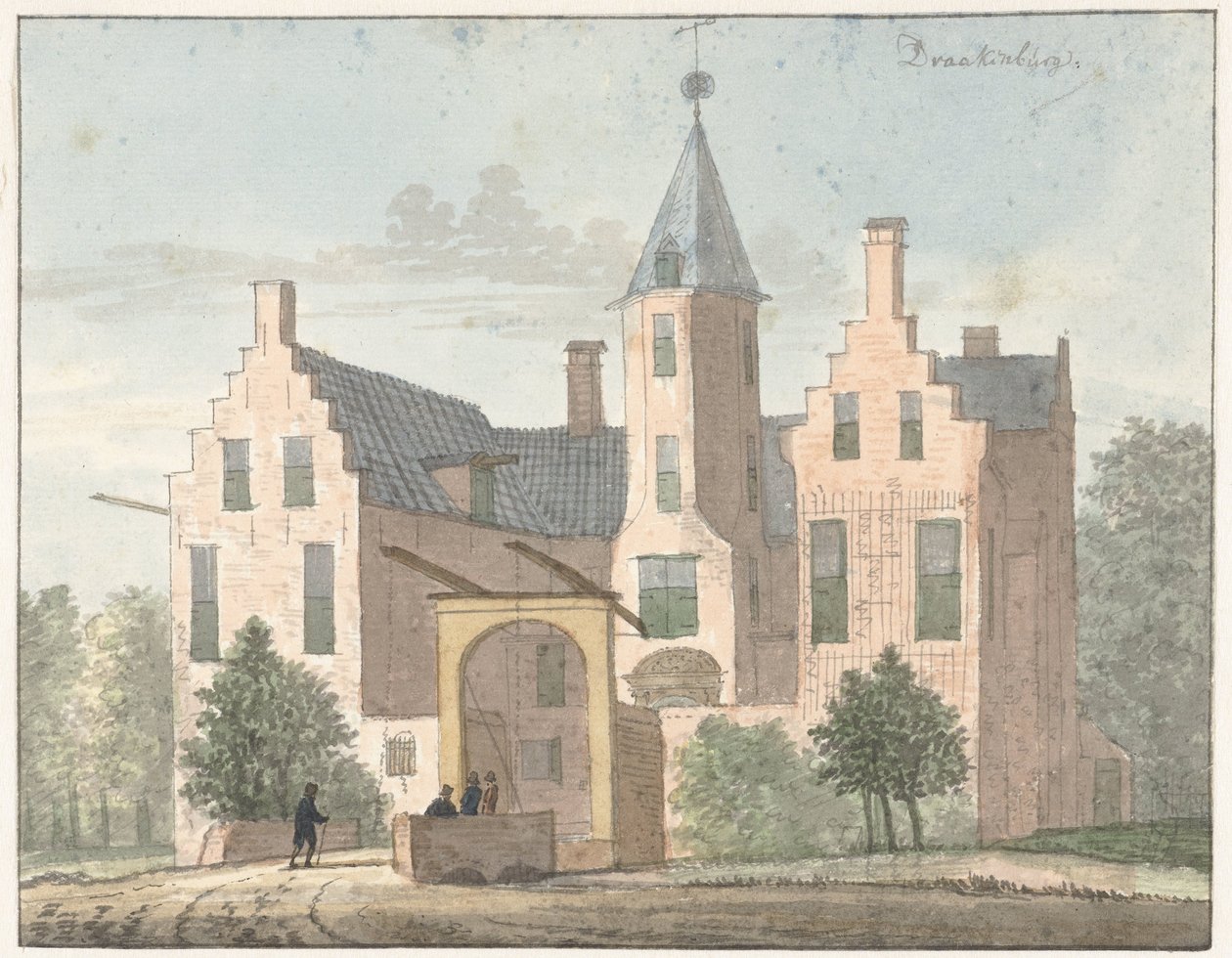 Hrad Drakenburg od Cornelis Pronk (possibly)