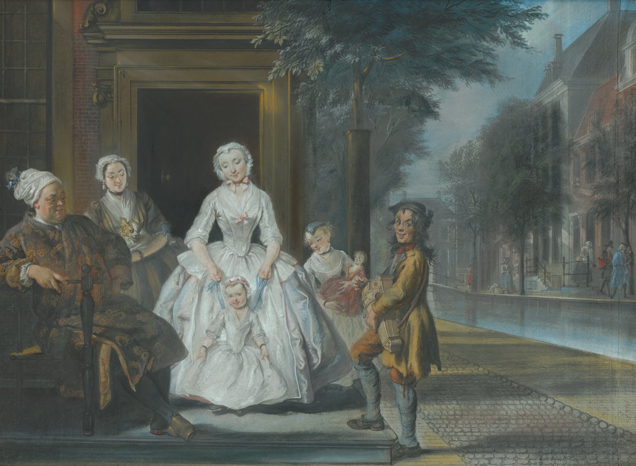 Mlýnek varhan, 1743 od Cornelis Troost
