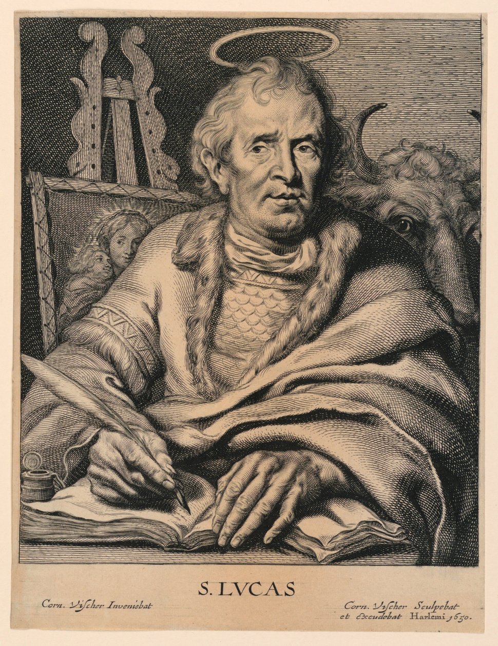 sv. Lukáš (S. Lvcas) od Cornelis Visscher
