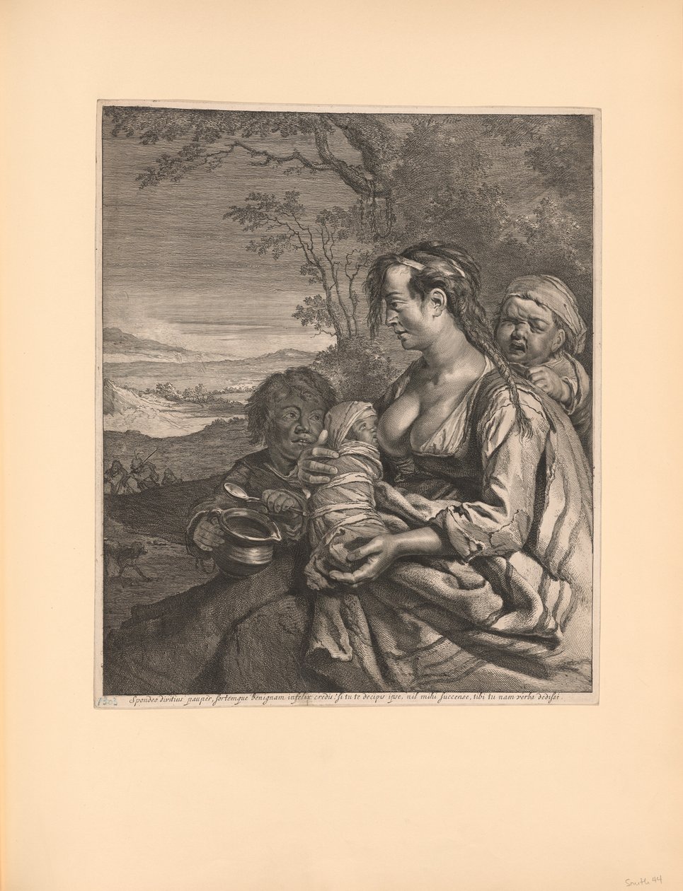 Bohémská žena od Cornelis Visscher