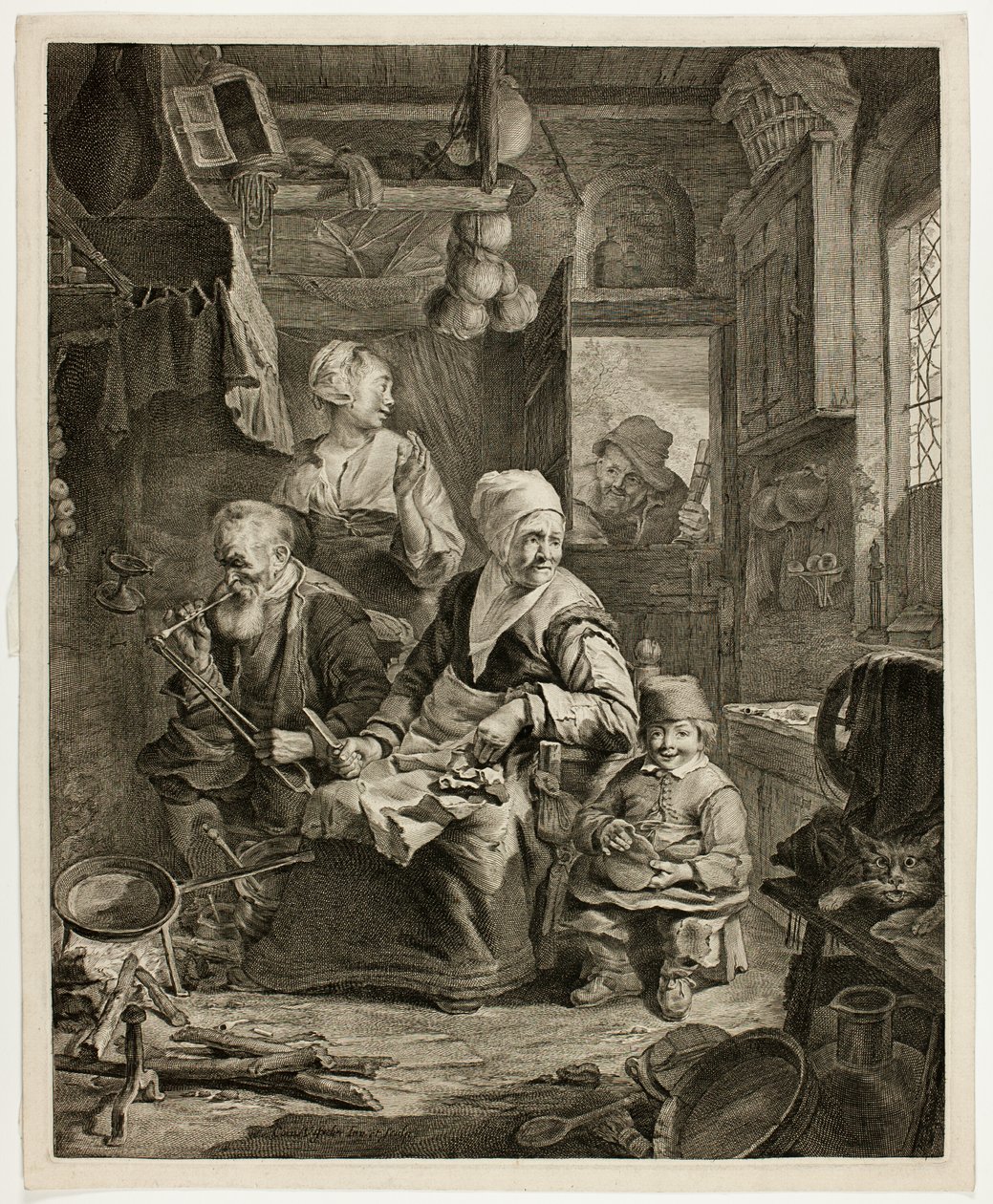Palačinkářka od Cornelis Visscher