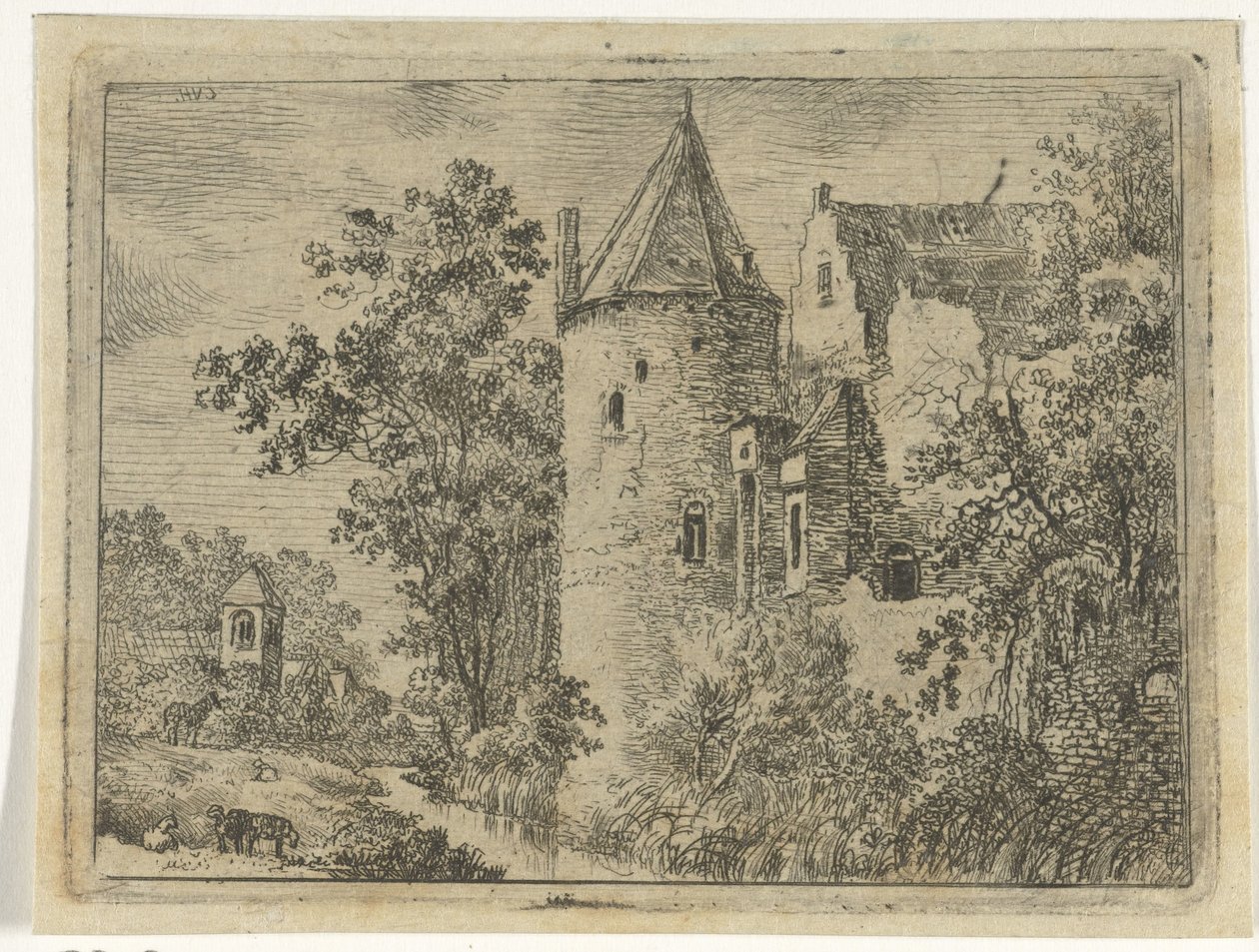 Zámek vlasy od Cornelis van Hardenbergh