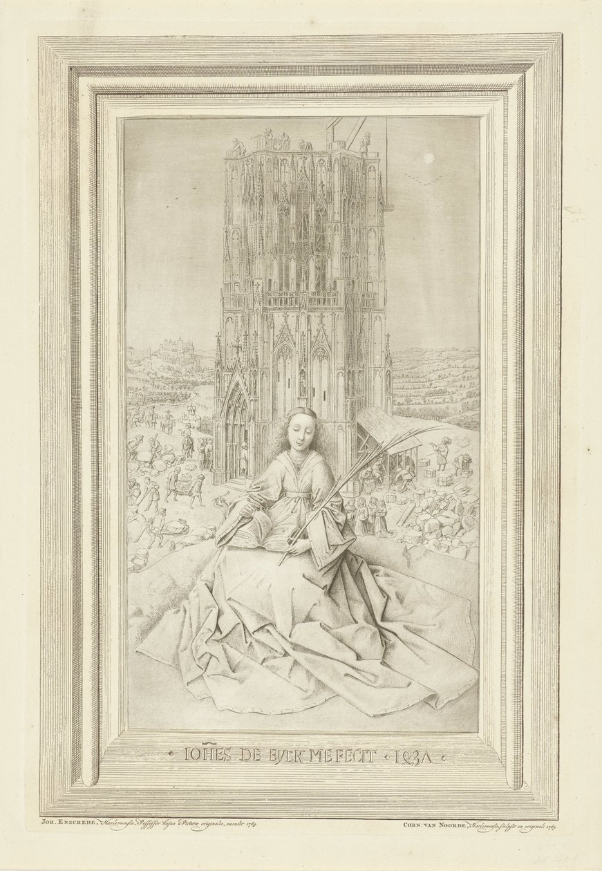 Svatá Barbora od Cornelis van Noorde