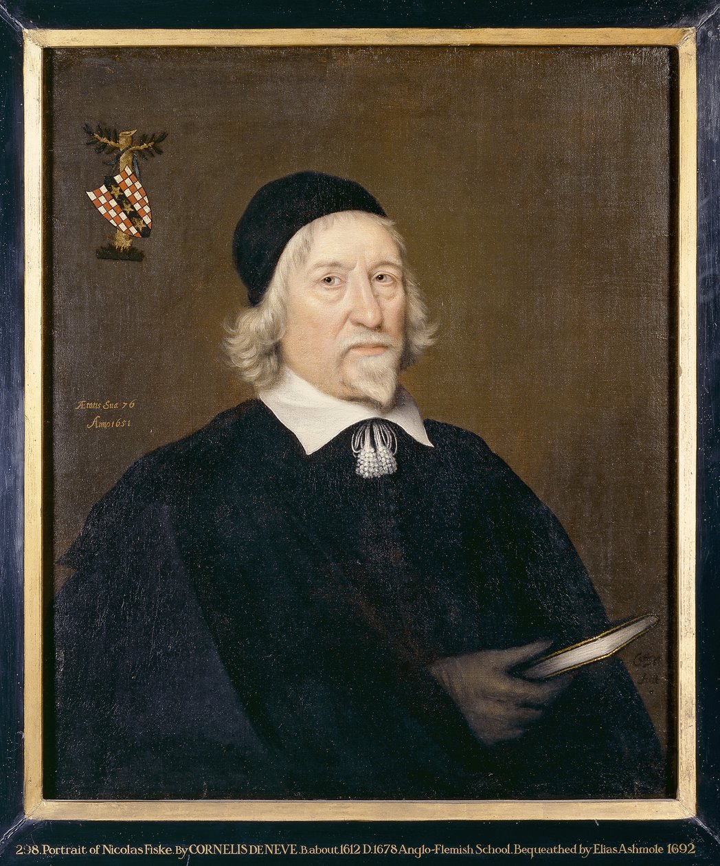 Portrét muže, zvaného Nicholas Fiske, 1651 od Cornelius de Neve