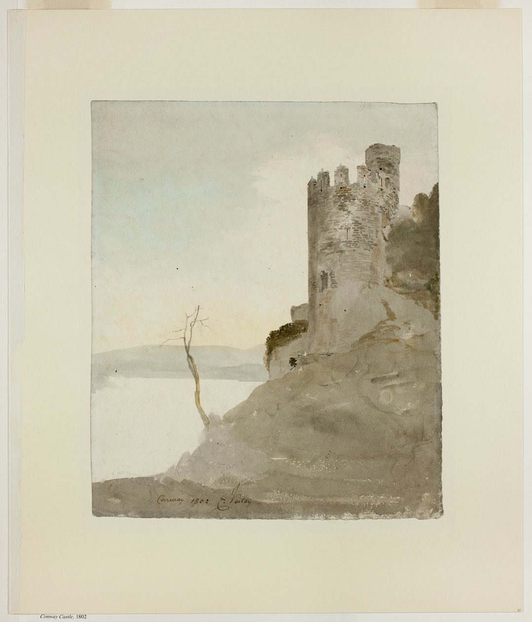 Hrad Conway od Cornelius Varley