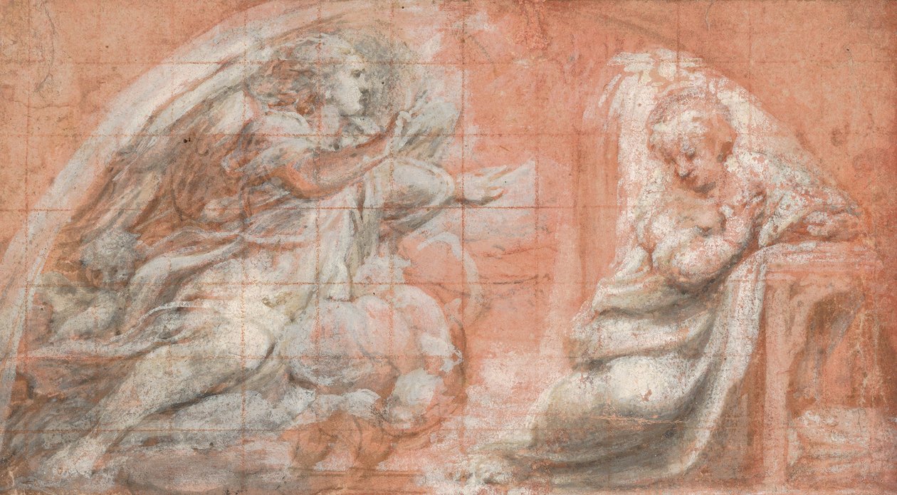 Zvěstování, ca. 1522-25. od Correggio
