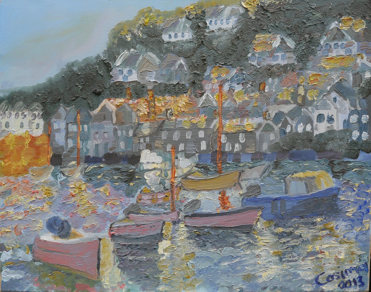 Přístav Mousehole, Cornwall od Cosima Duggal