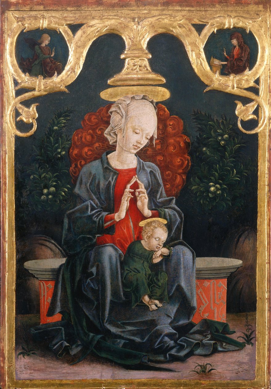 Madonna v zahradě od Cosimo Tura