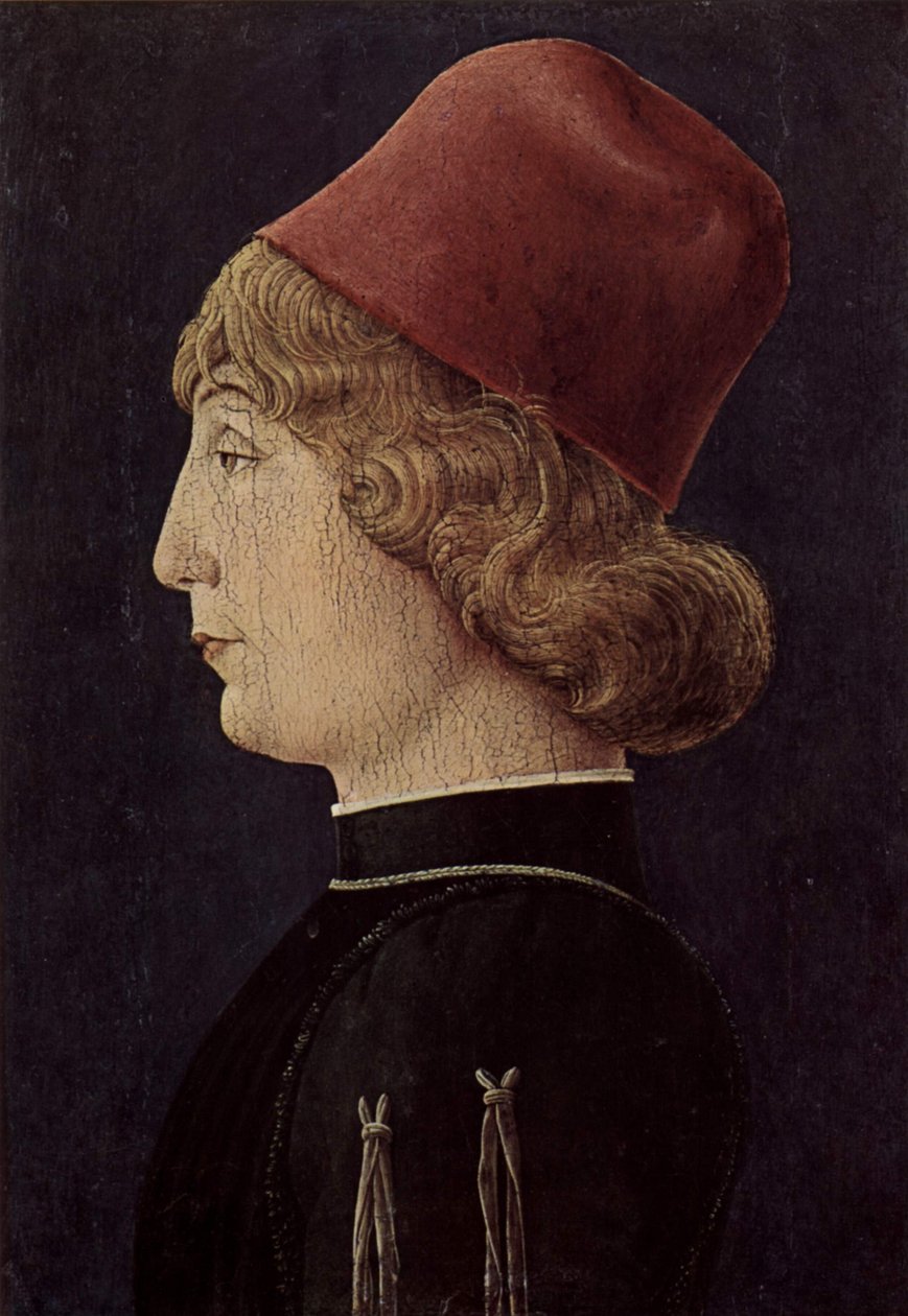 Portrét mladého muže od Cosimo Tura