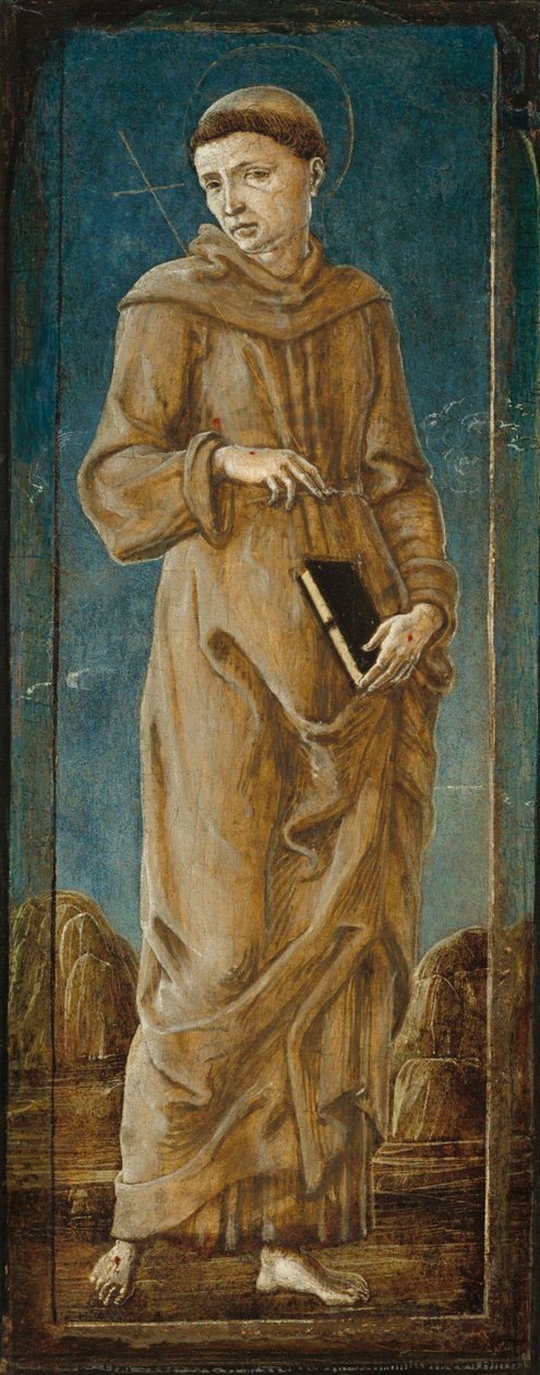 Svatý František [panel zcela vlevo], c. 14701480. od Cosmè Tura