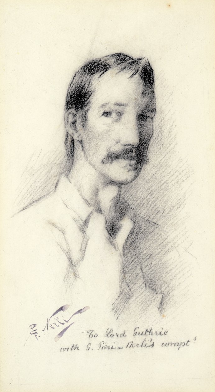 Robert Louis Stevenson, 1892 od Count Girolamo Pieri Nerli