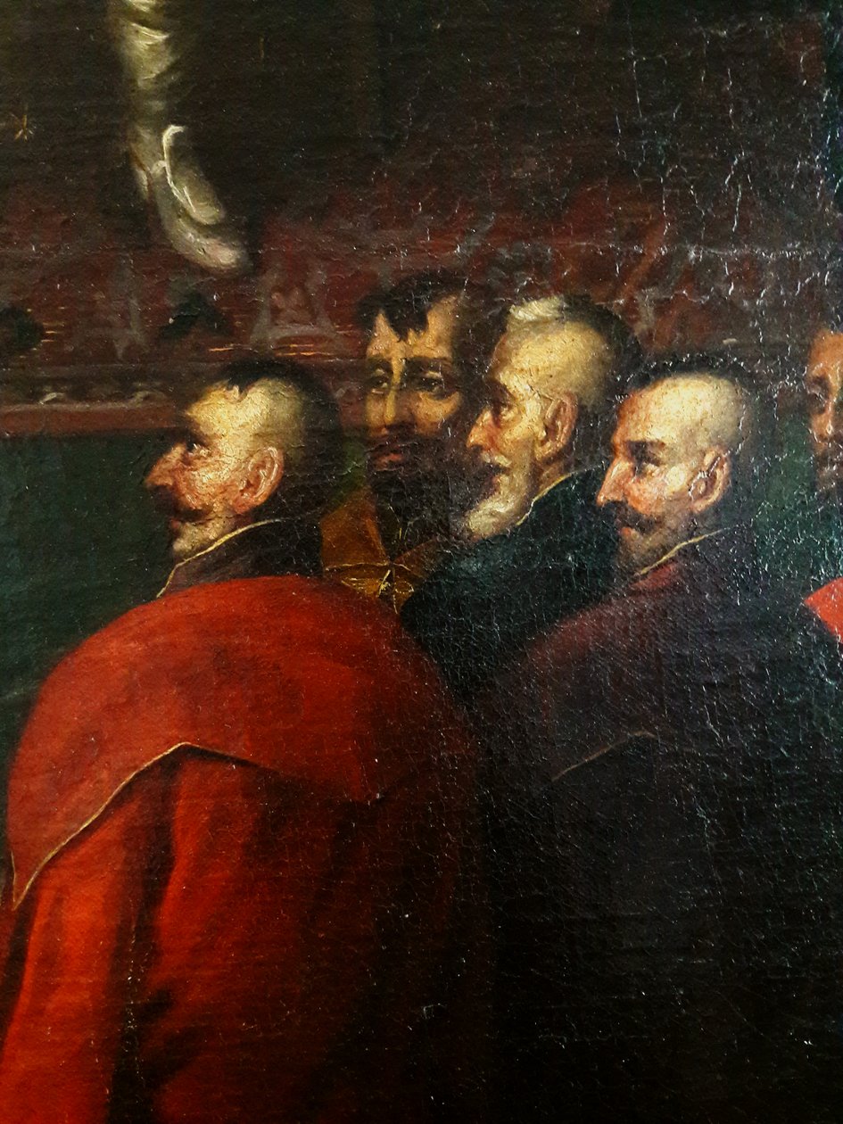 Audience with Ladislaus IV Vasa (detail) od Creator