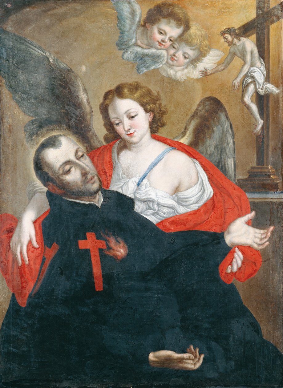 Extáze Saint Camillus de Lellis od Cristóbal Lozano