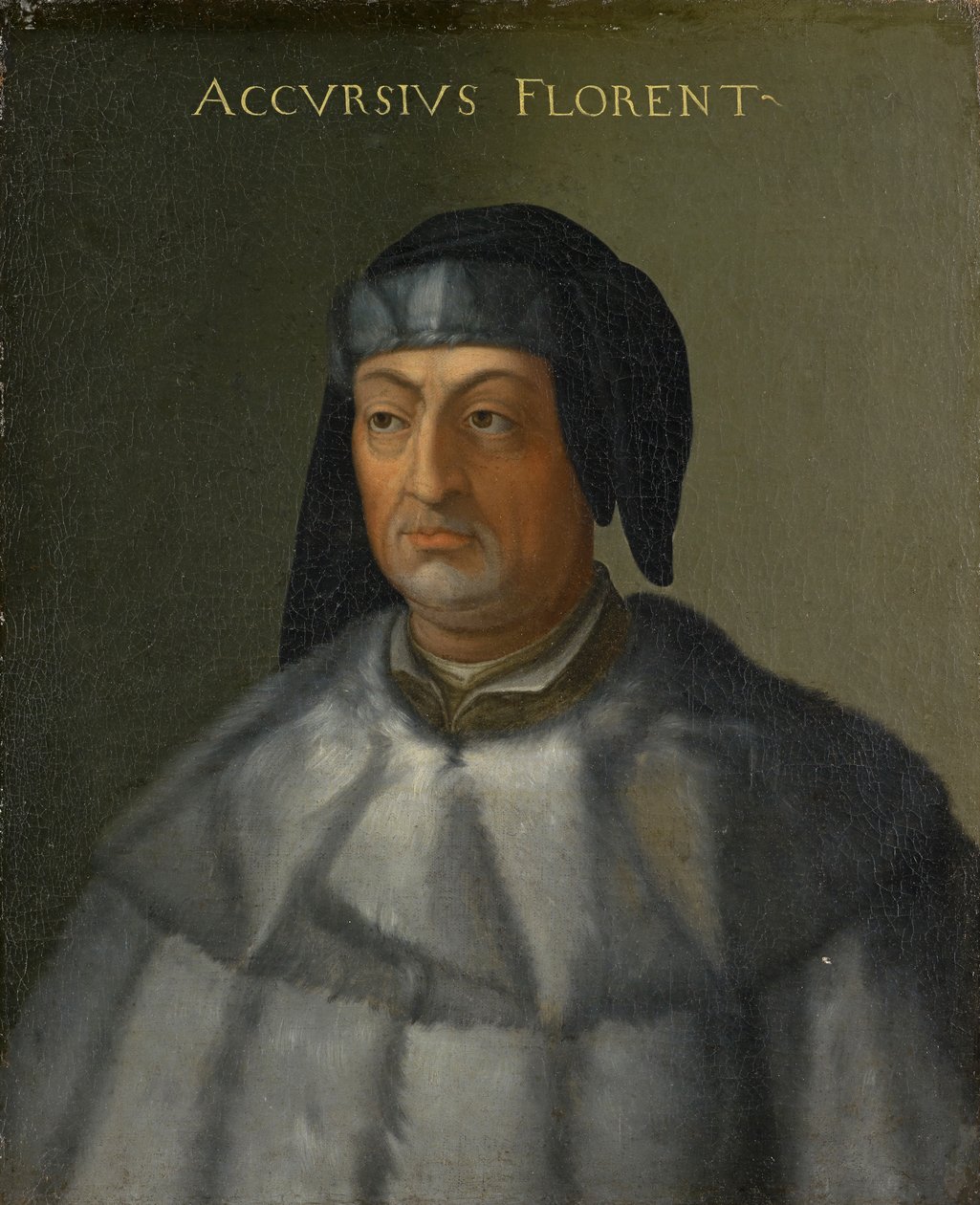 Portrét Accursius, c. 1560 od Cristofano dell Altissimo