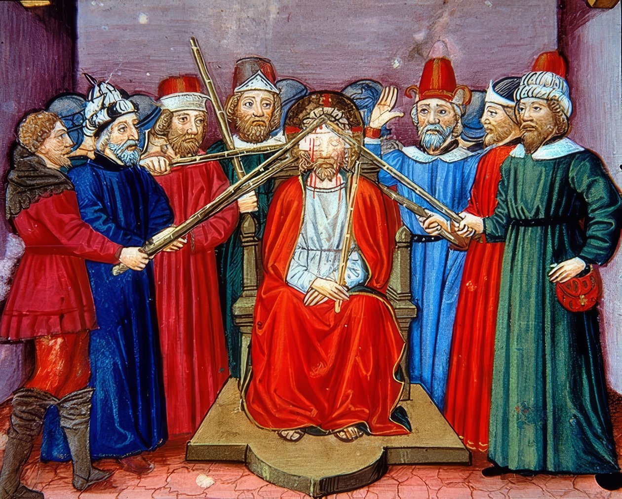 Trnová koruna (c.115v). 1476 od Cristoforo De Predis