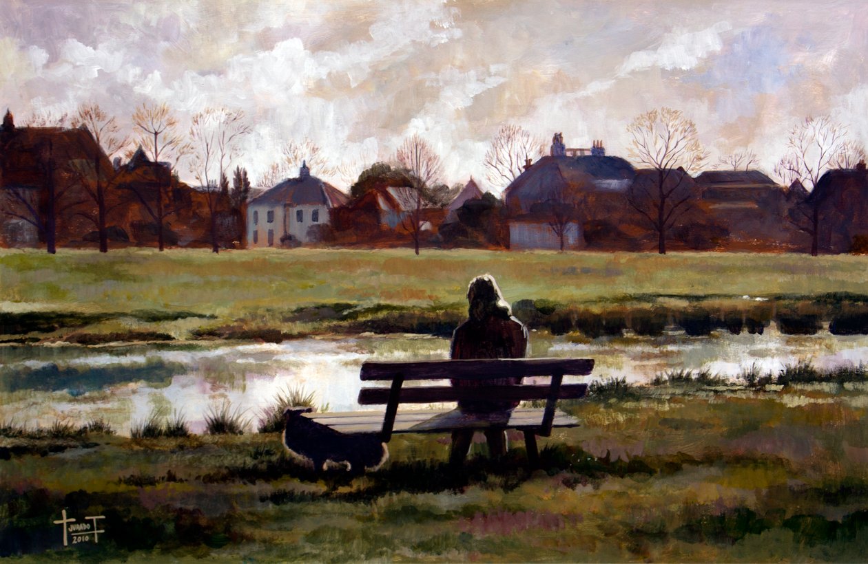 Wimbledon Pond, 2010 (akryl na papíře) od Cruz Jurado Traverso