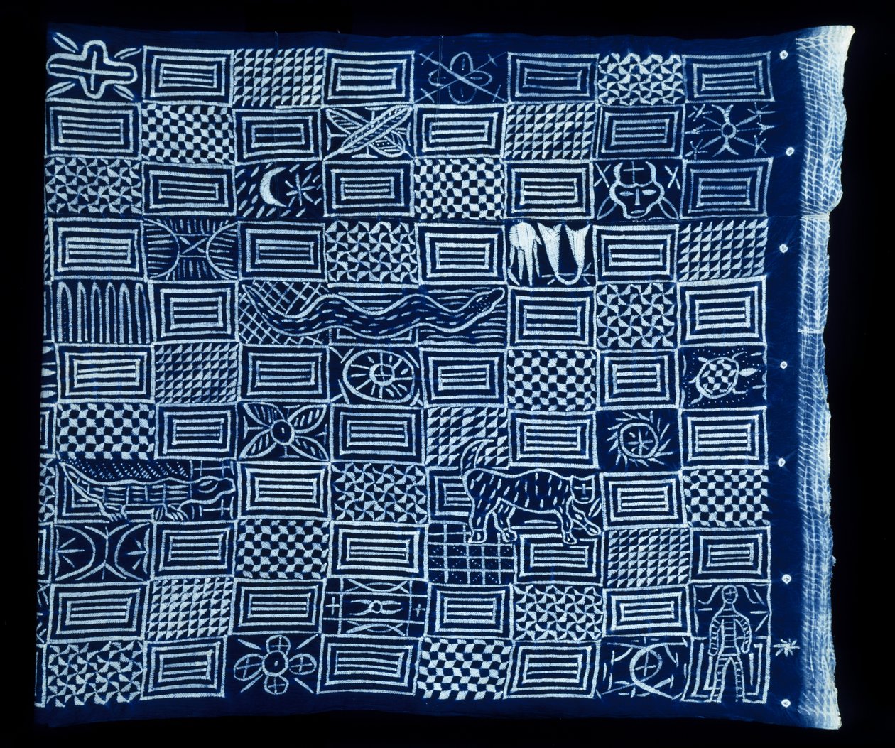 Adire Cloth, bez data (tkanina) od Yoruba Culture