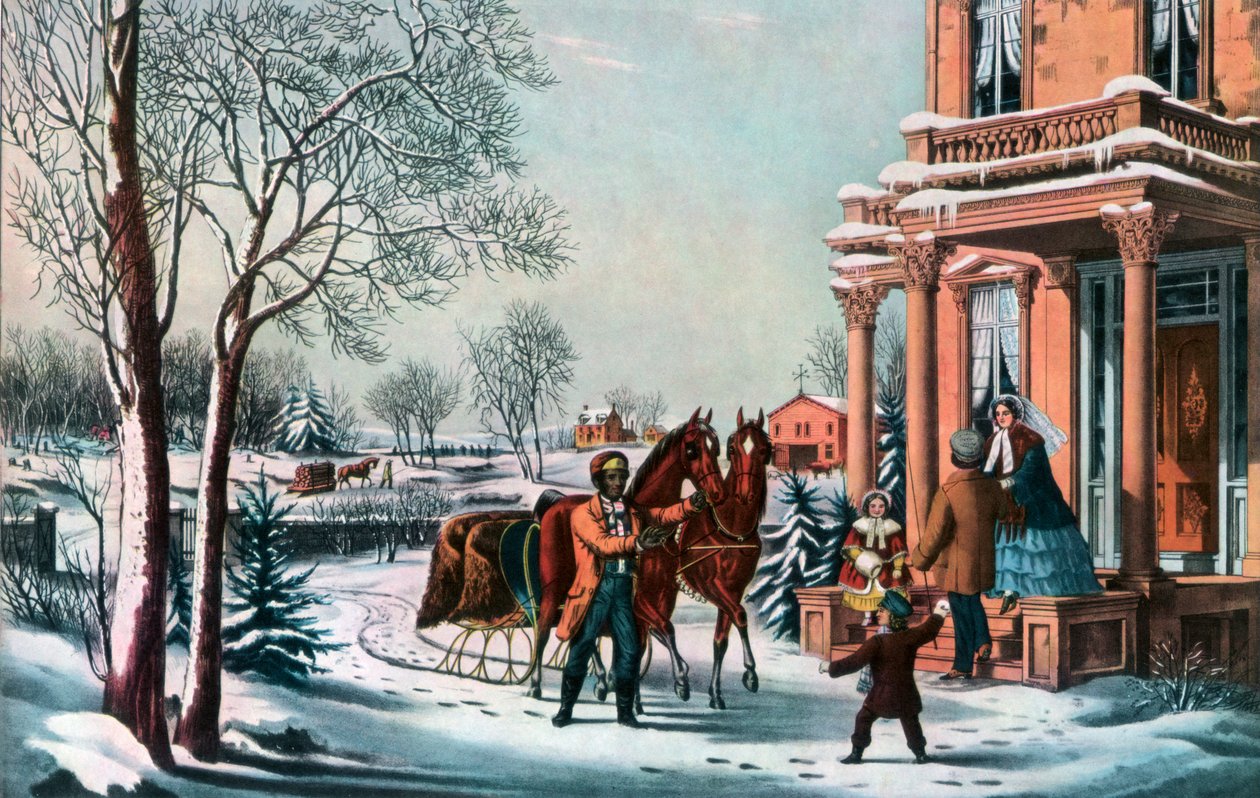 Americký venkovský život, 1855. od Currier and Ives