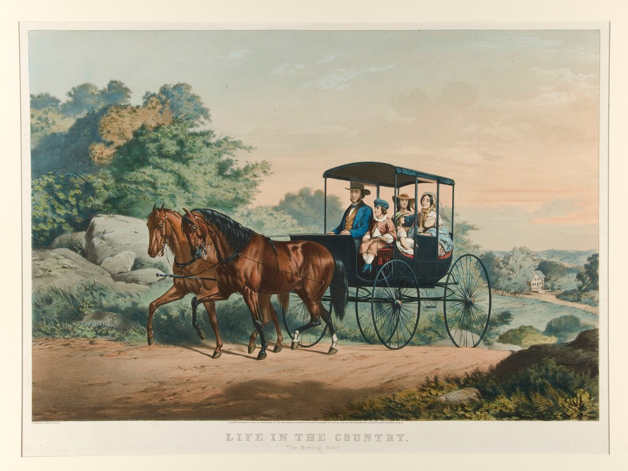 Život na venkově./ od Currier and Ives