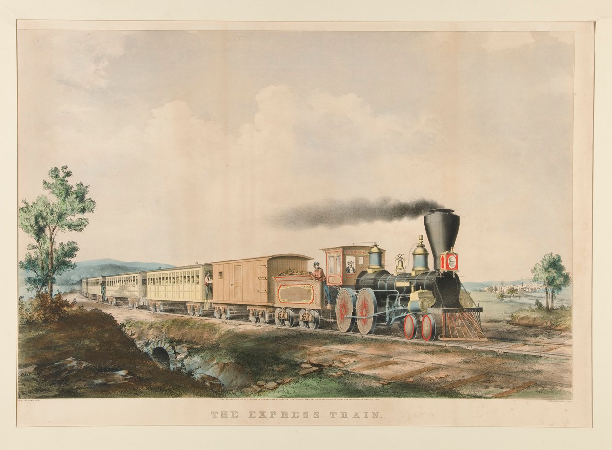 Expresní vlak od Currier and Ives