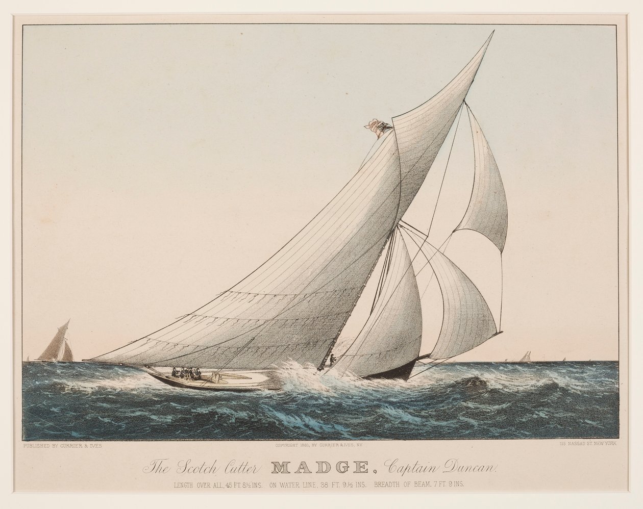 Scotch Cutter Madge, kapitán Duncan od Currier and Ives