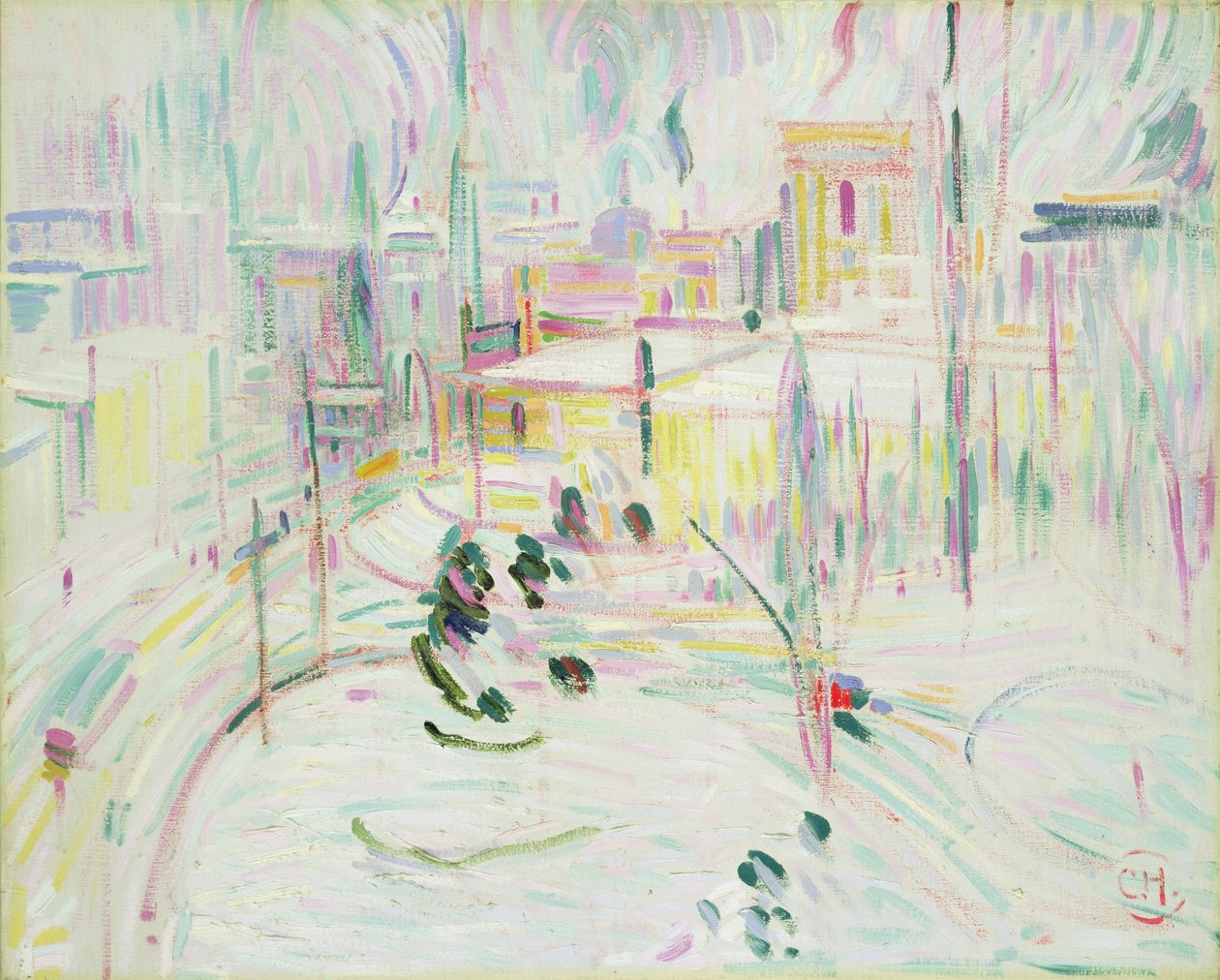Berlín v zimě, 1912-14 od Curt Herrmann