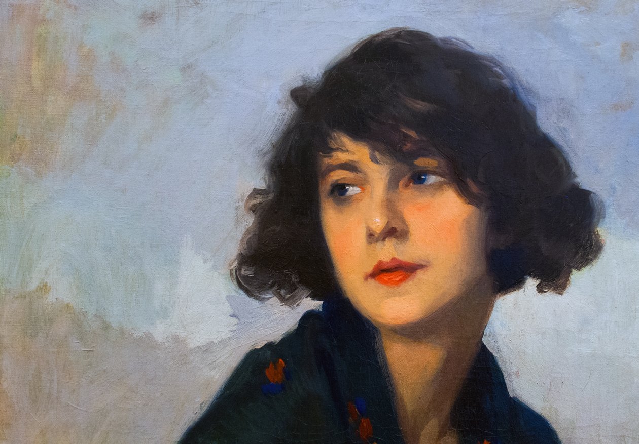 Zena se zelenym salemn Espanol: Mujer con el chal verden Anglicky: Woman with green shawln Francais: Femme au chale vertn Portugues: Woman in the verden shawl: n od Eugene Cyprian Boulet