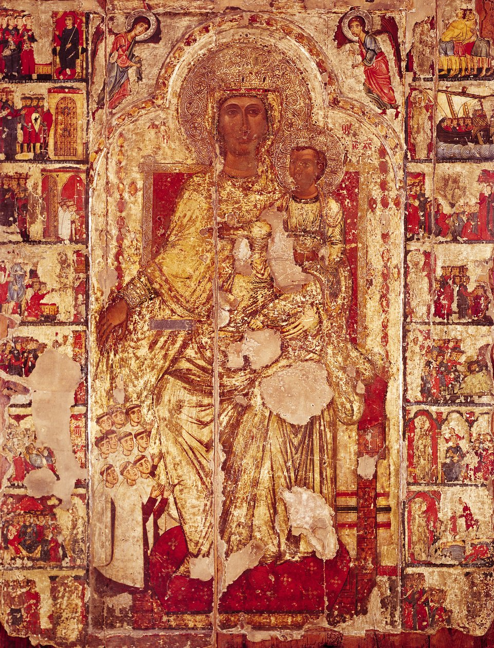 Ikona Panny Marie s dítětem, kolem roku 1300 od Cypriot