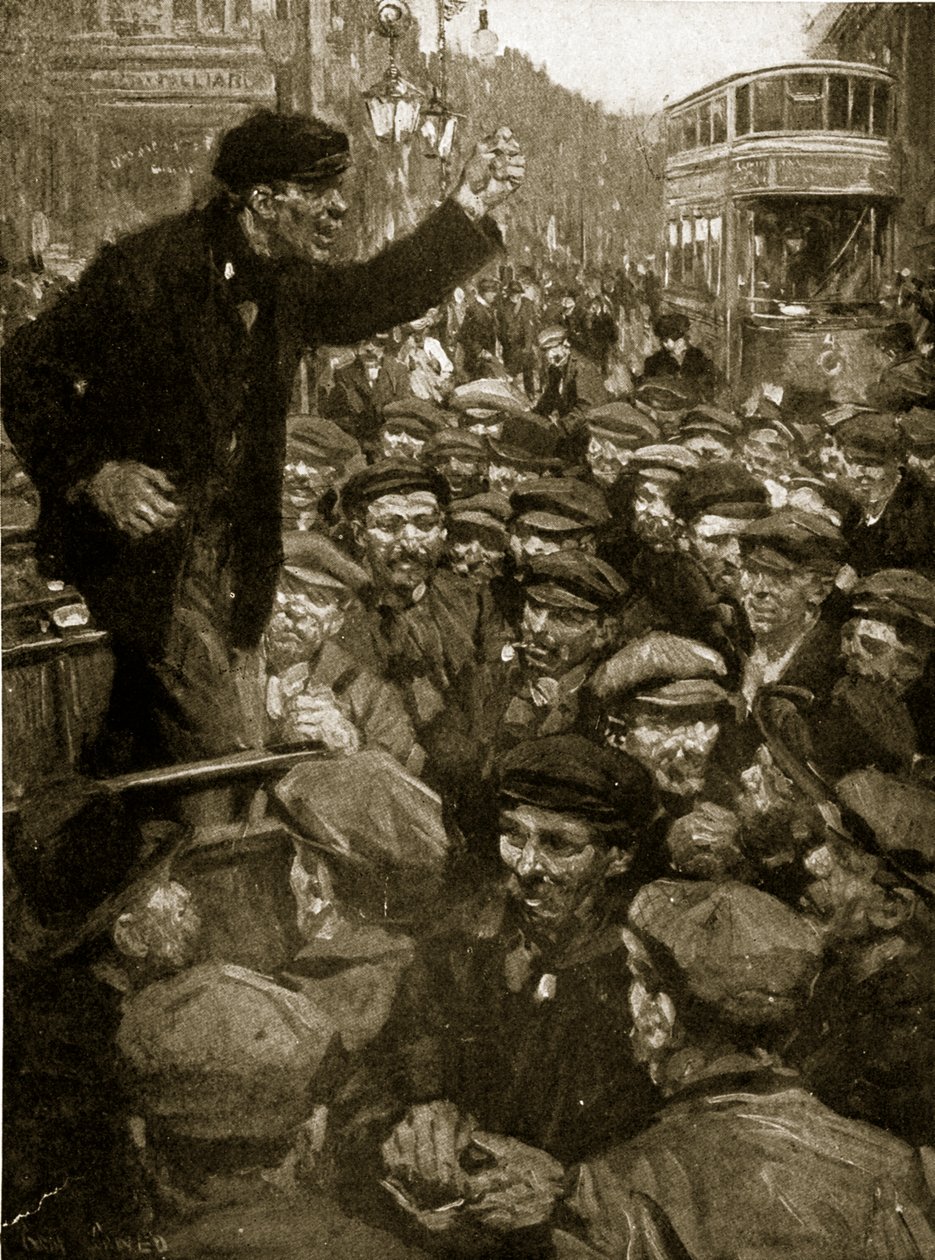 Politika v Battersea, 1910 od Cyrus Cuneo