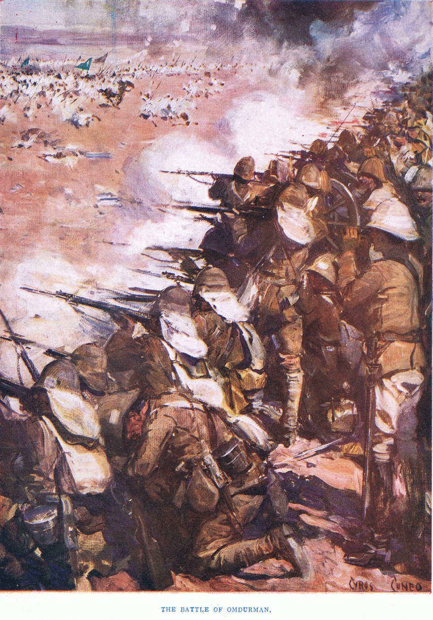 Bitva u Omdurmanu 1898, 1915 od Cyrus Cuneo