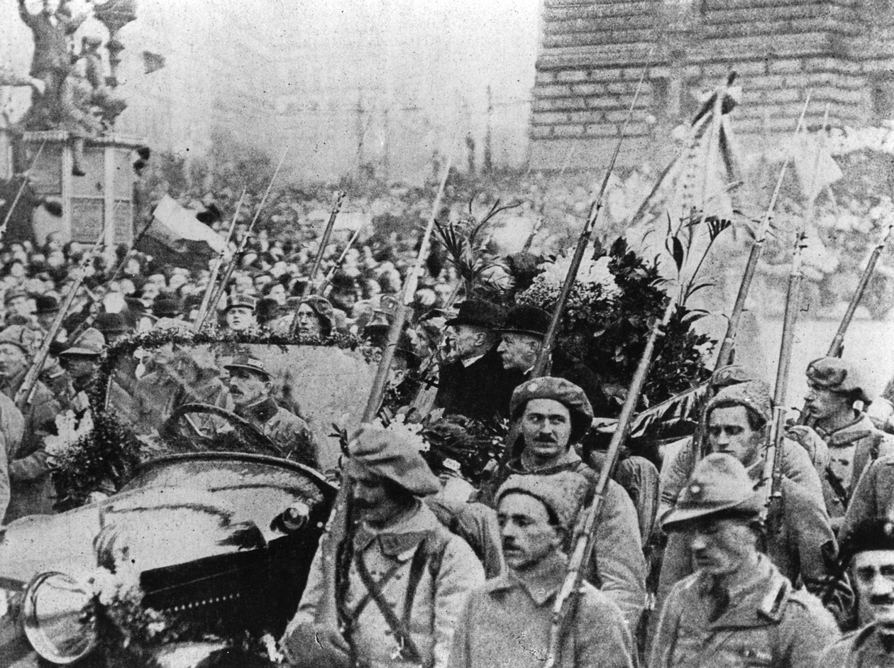 Vjezd Masaryka do Prahy 8. prosince 1918 od Czech Photographer
