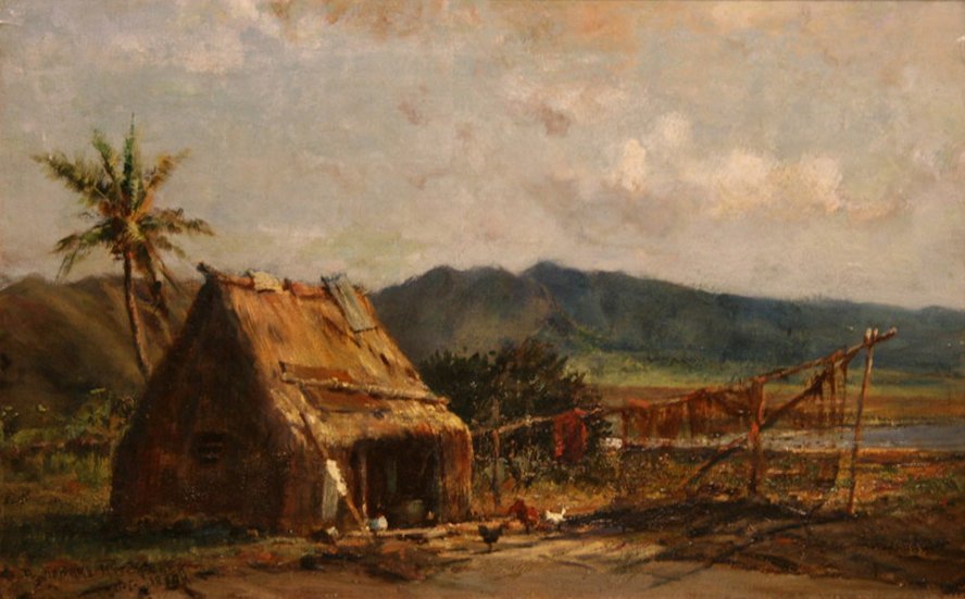 Pláž Ala Moana, Oahu od D. Howard Hitchcock