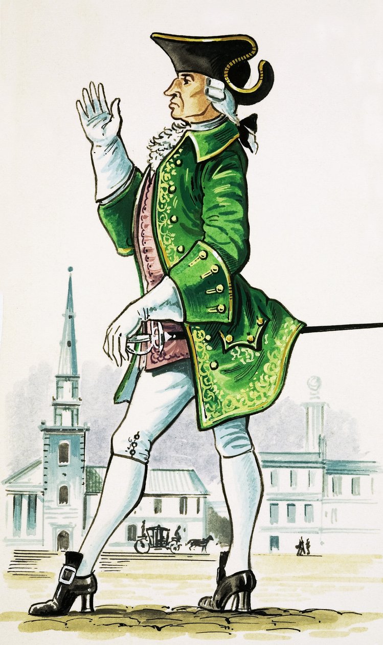 Gentleman kolem roku 1750 od Dan Escott