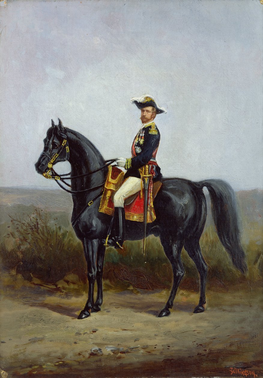 Jezdecký portrét generála George Ernesta Boulangera (1837-91) od Daniel Alexander Williamson