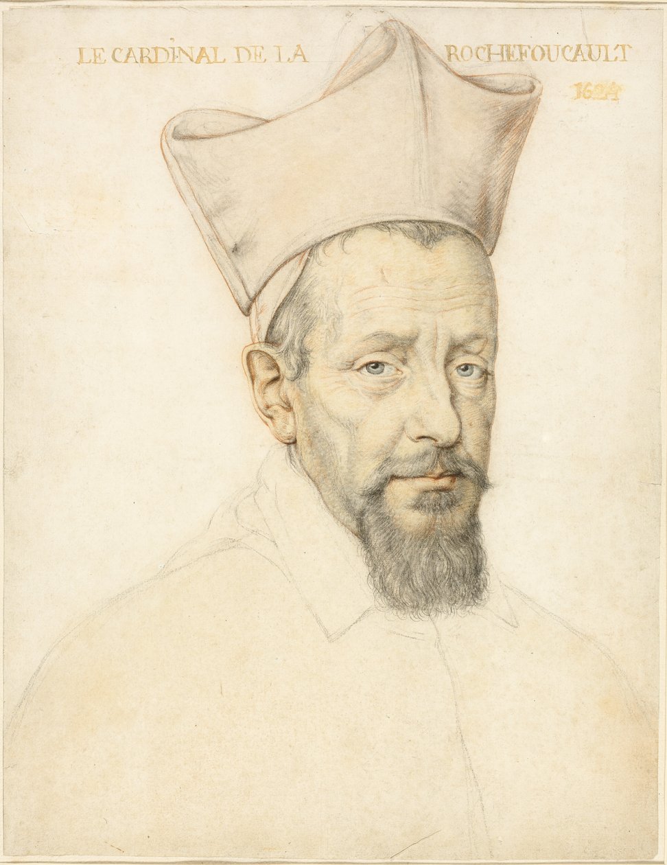 Busta kardinála de la Rochefoucauld od Daniel Dumonstier