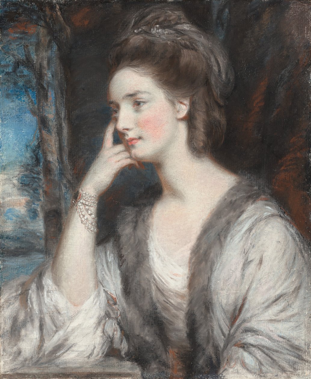 Charlotte, Lady Watkin Williams-Wynn od Daniel Gardner