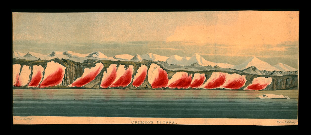 Crimson Cliffs, 1819. od Daniel Havell