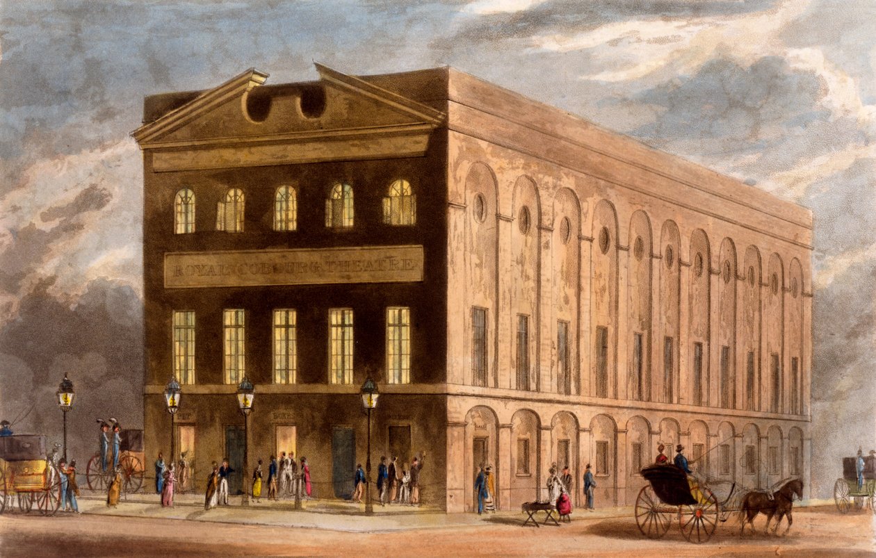 Královské divadlo Coburg, 1826 od Daniel Havell